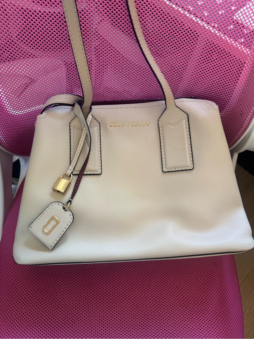 Marc Jacobs Cream Editor Tote Bag